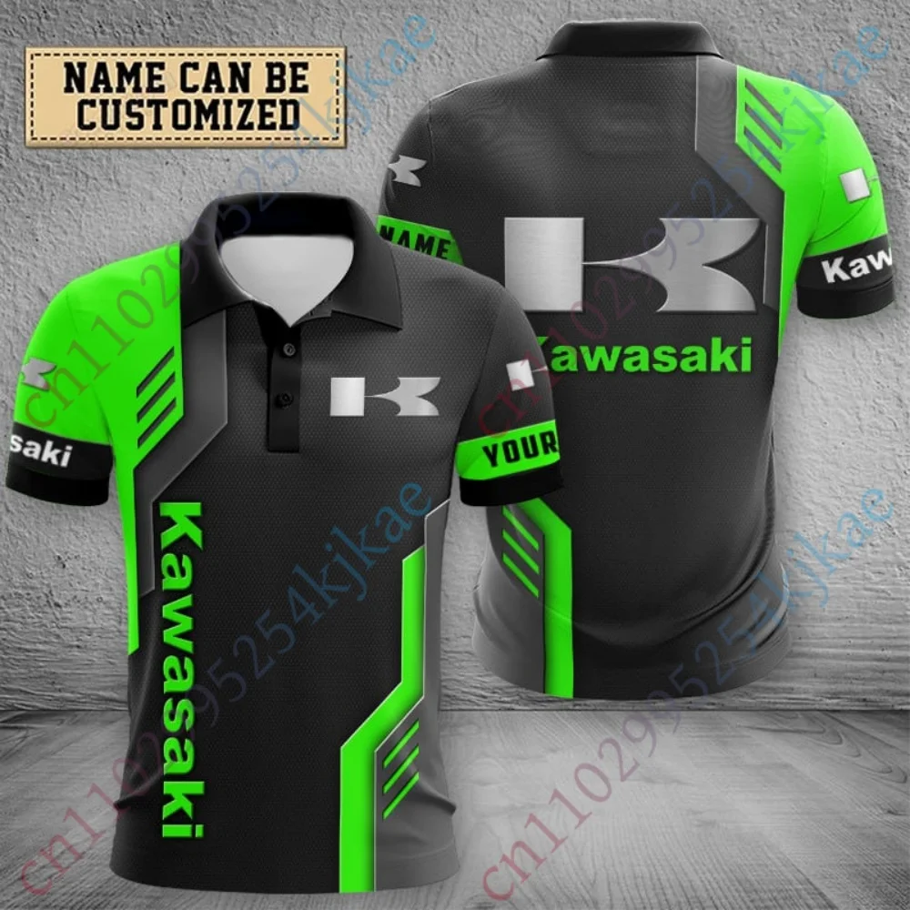 

Kawasaki Polo Shirts Men Clothing T-shirt Golf Wear Short Sleeve Tee Harajuku Shirts And Blouses Quick Drying Breathable Unisex