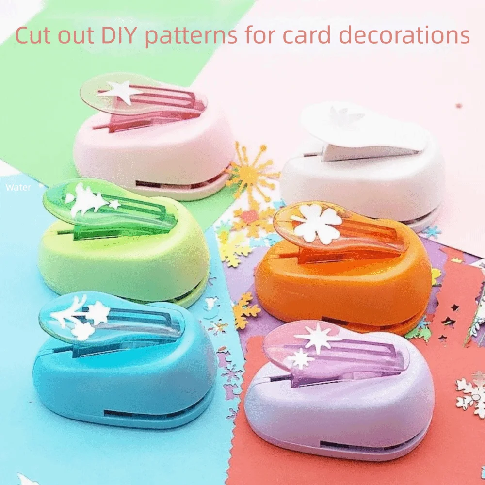 DIY Crafts Paper Hole Punch Different Shapes Plastic Stamp Shape Punch Hole Punch Exquisite Mini Cutter