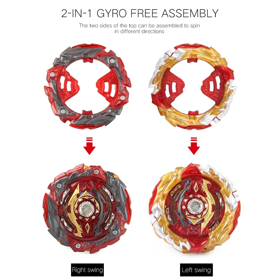 Superking B-172 World Spriggan Burst Surge Bey Bay Top Giroscopio Brinquedo Giratorio de Natal