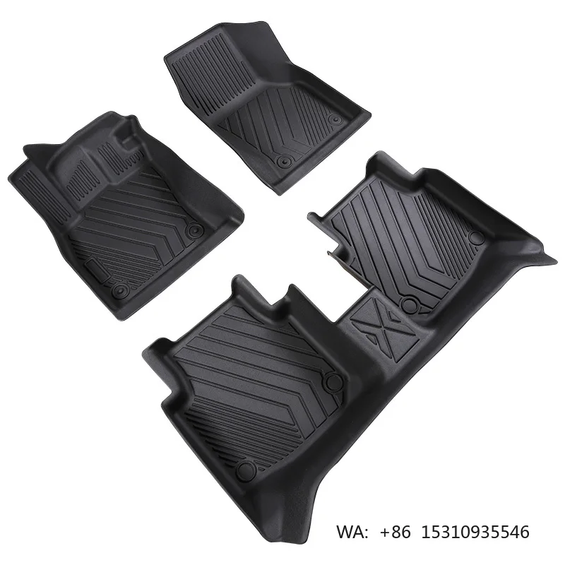 

Hot Sale All-Weather TPE Car Floor Mats, 3D Custom Waterproof Full Coverage Anti-Slip Auto Interior Foot Liners