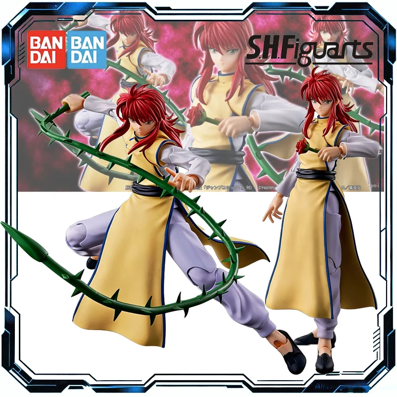 

Bandai Original S.H.Figuarts Kurama Yu Yu Hakusho Dark Tournament Ver. Action Figure Toys for Boys Girls Gift Model Ornaments