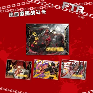 Kettensaw Man Peripheral Collection Cards, Booster Box, Anime -Charakterspiel, Spielbrettkarte, Kindergeburtstagsgeschenke, Großhandel 8 Hauptverkäufe Whoa Großhandel - №4