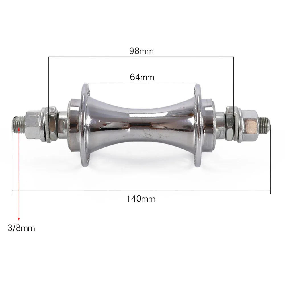 Durable High Quality 1pc 36 Hole Bike Hub Bicycle Kits Front Drum 270g Front 100MM Rear 130MM Rear Drum 340g For Bikes