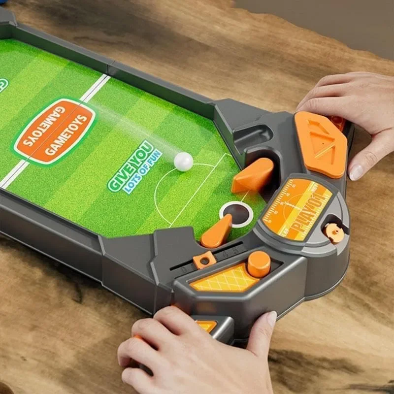 Mini Foosball Games with Interactive Water Sprinkler Design Tabletop Football Soccer Pinball for Indoor Game Room for Kids