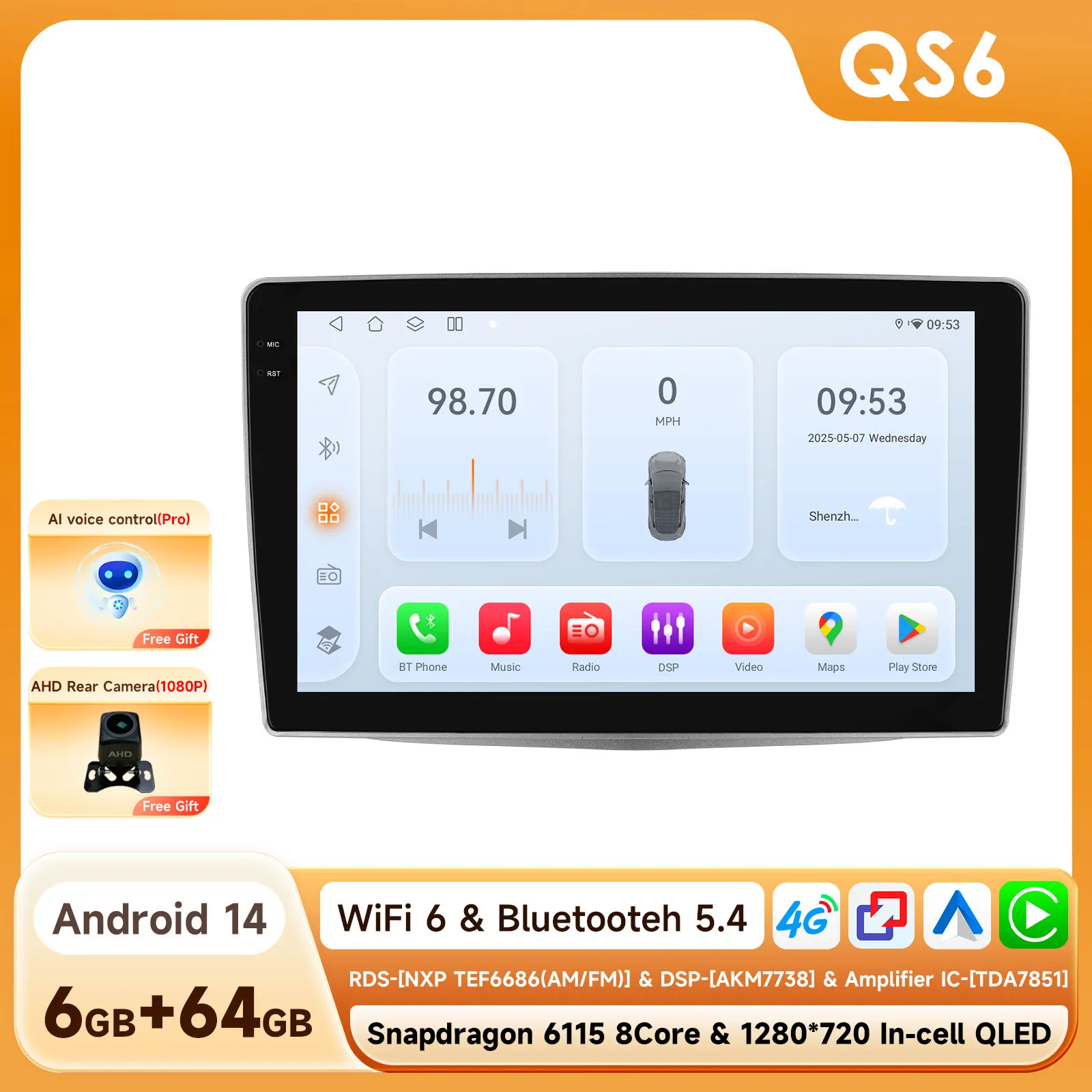 Android autoradio voor Alfa Romeo MiTo 955 2008 - 2016 CarPlay Auto Intelligent systemen Autoradio Multimedia Speler 360 Cam 2DIN