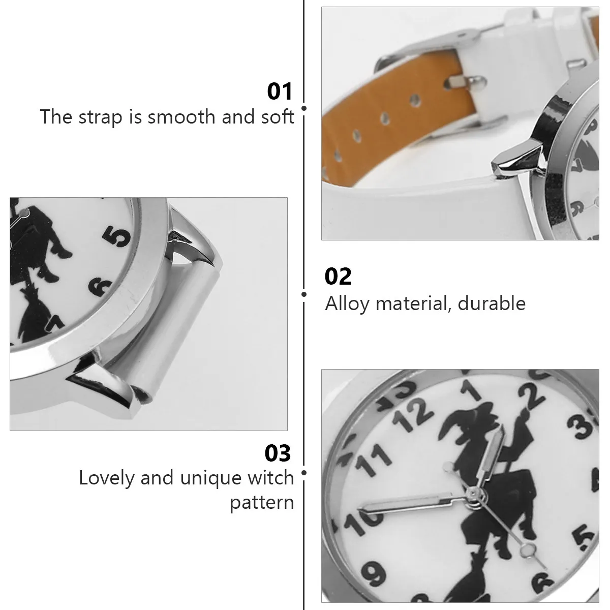 Watch Watch Halloween Witch Pattern Watch Gift Watch for Quartz Watch