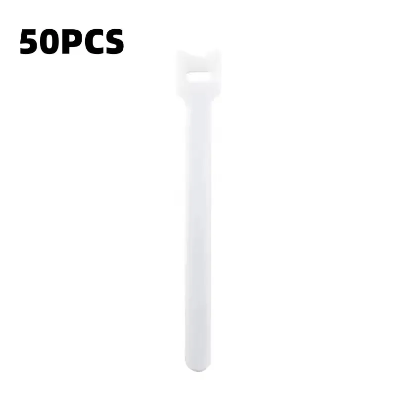 10/30/50 Stück USB-Kabel-Organizer, Kabelbinder, Kabelmanagement-Halter, wiederverwendbarer Clip-Schutz, Nylonband, Maus-Kopfhörer-Klebeband
