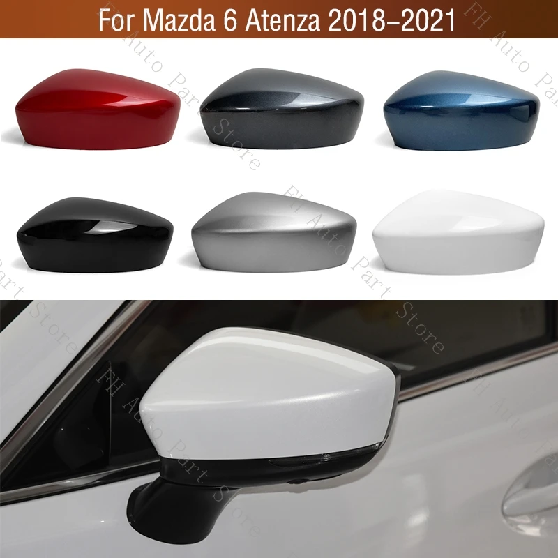 Car Rearview Side Mirror Cover Lid Cap Shell House For Mazda 6 Atenza 2018 2019 2020 2021