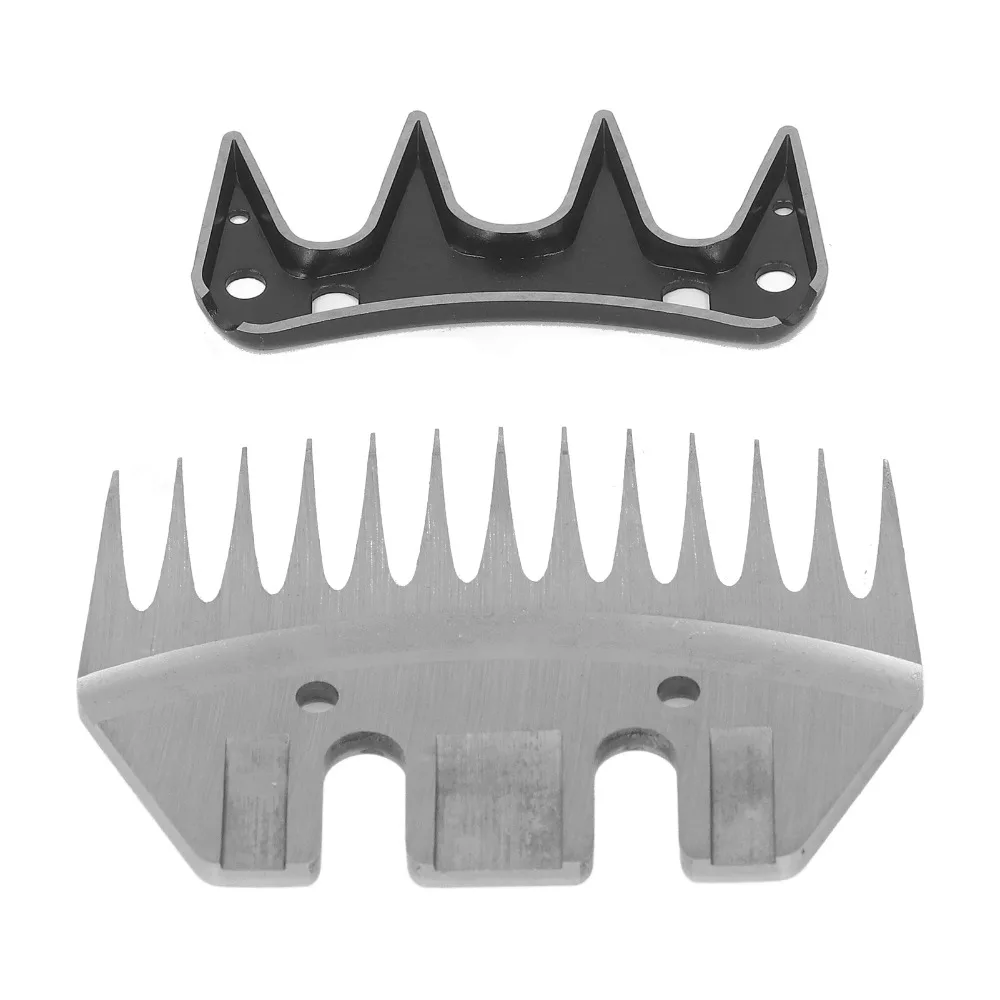 

durable 13 Tooth Shear Replacement Blade Straight Blade Stainless Steel Sheep Shears Blade Electric Cutter Blade Livestock Care