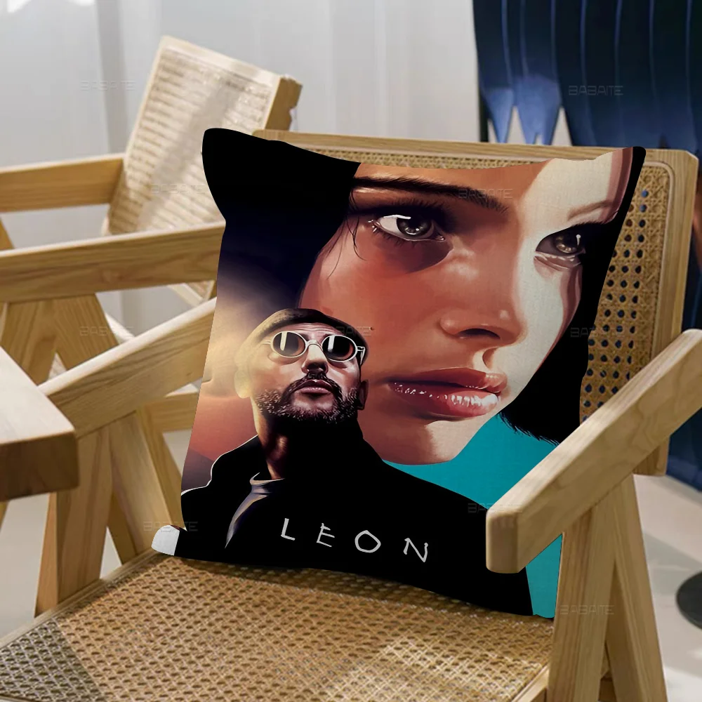 Leon The Professional Personalized Pillow Cover Kids Bedroom Wild Party Decor Pillowcase Kid Birthday Shower Gift