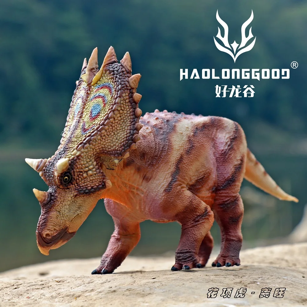 HAOLONGGOOD-Figurines de dinosaure utahcératops, échelle 1:35, modèle animal, jouet cadeau, nouveau novembre