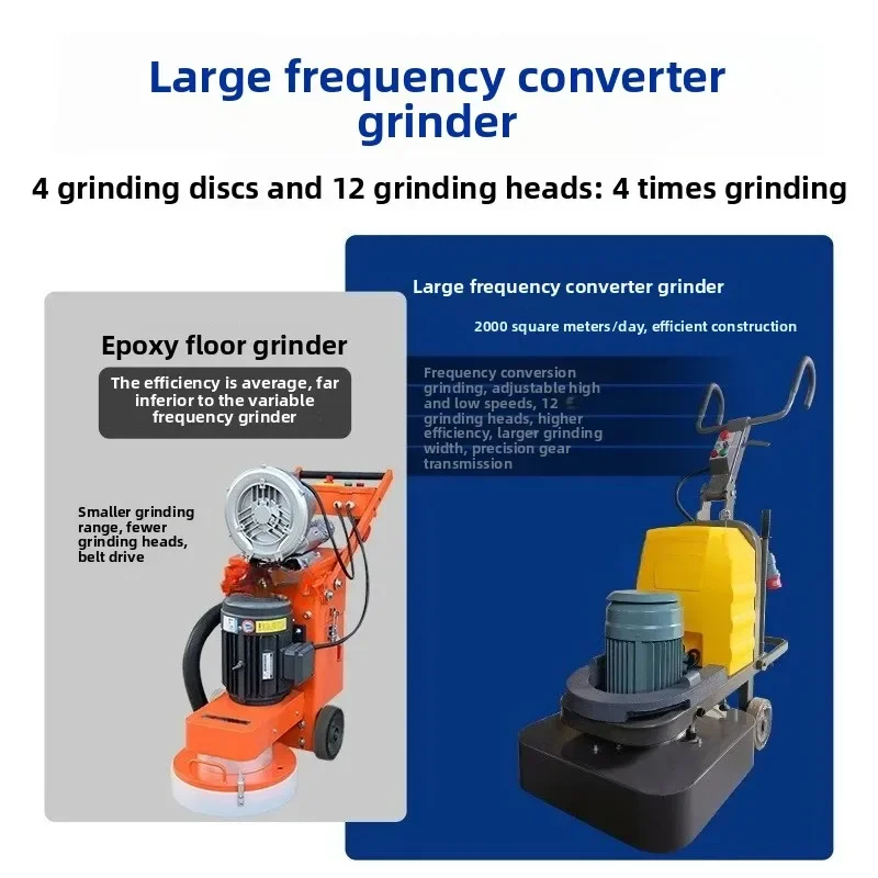 Grinding machine, cement pavement curing polishing machine