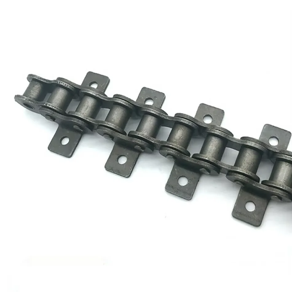 

1PCS 06B-1 Roller Chain 3/8" Drive Chain Double Bend Ear Conveyor Chain Pitch 9.525mm Roller Diameter 6.35mm Length 01.5M