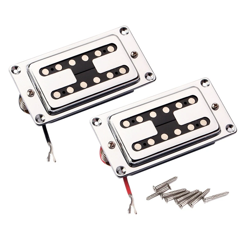 2Pcs/Set Guitar Sealed Humbucker Pickups Pick-Ups Dual Coil For LP Electric Guitars With Mounting Screw