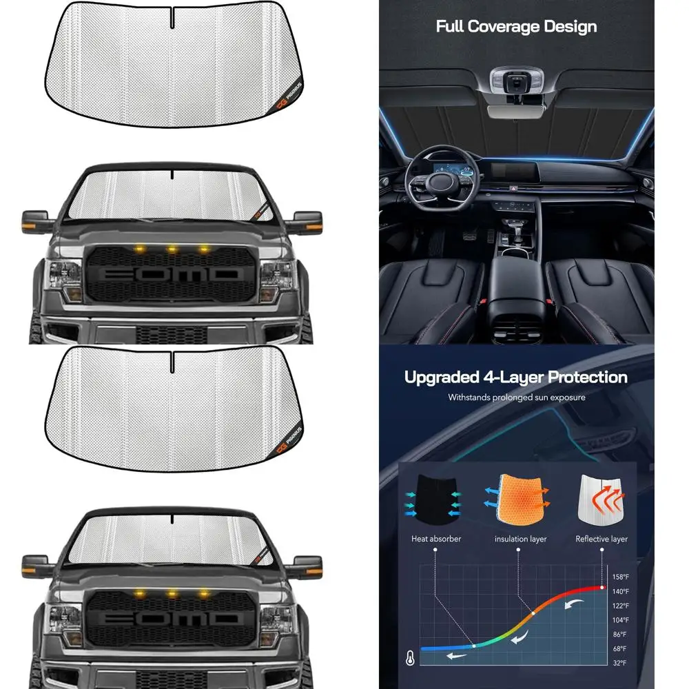 

Full Coverage Rearview Mirror Shade for 2009-2014 F150 Trucks - Ultimate Protection