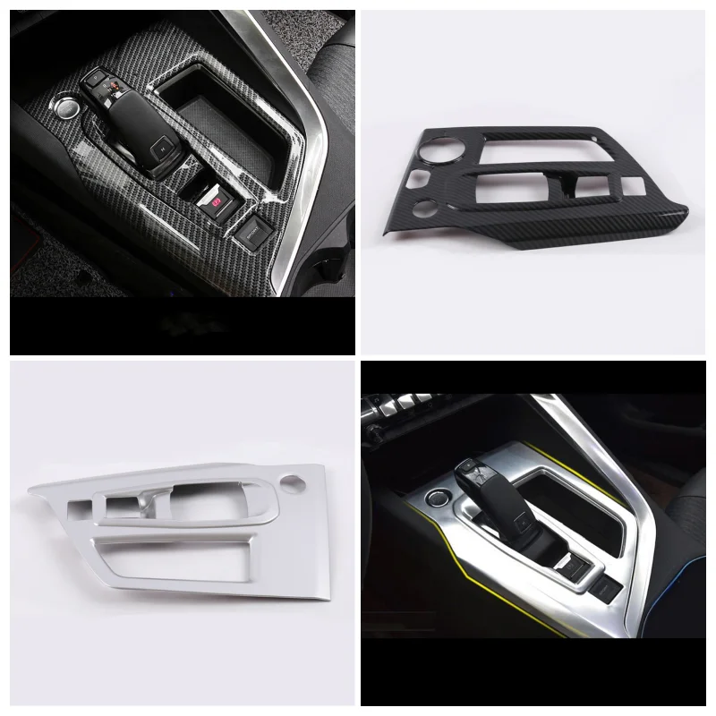 

For Peugeot 3008 GT 5008 2017 2018 2019 2020 Accessories LHD Central Control Stickers Decoration Car Interior Details Cup Holder