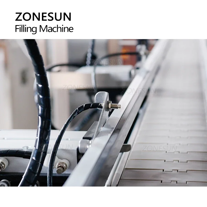 ZONESUN Vertical Explosion Proof Shampoo Inflammble Liquid Cream Ketchup Servo 6 Heads Filling Machine for Production Line