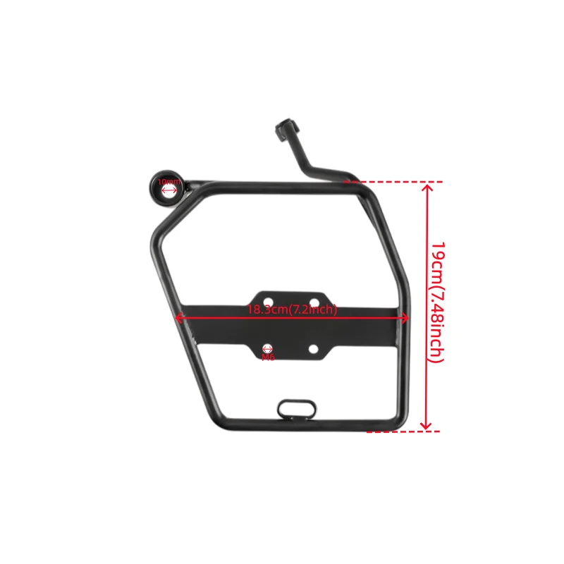 Motorcycle Saddlebag Bracket Side Trunk Bag Support Mount Holder Side Rack for Honda Monkey125 2018-2024