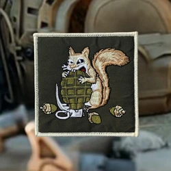 Parche táctico militar para mochila con gancho y bucle bordado