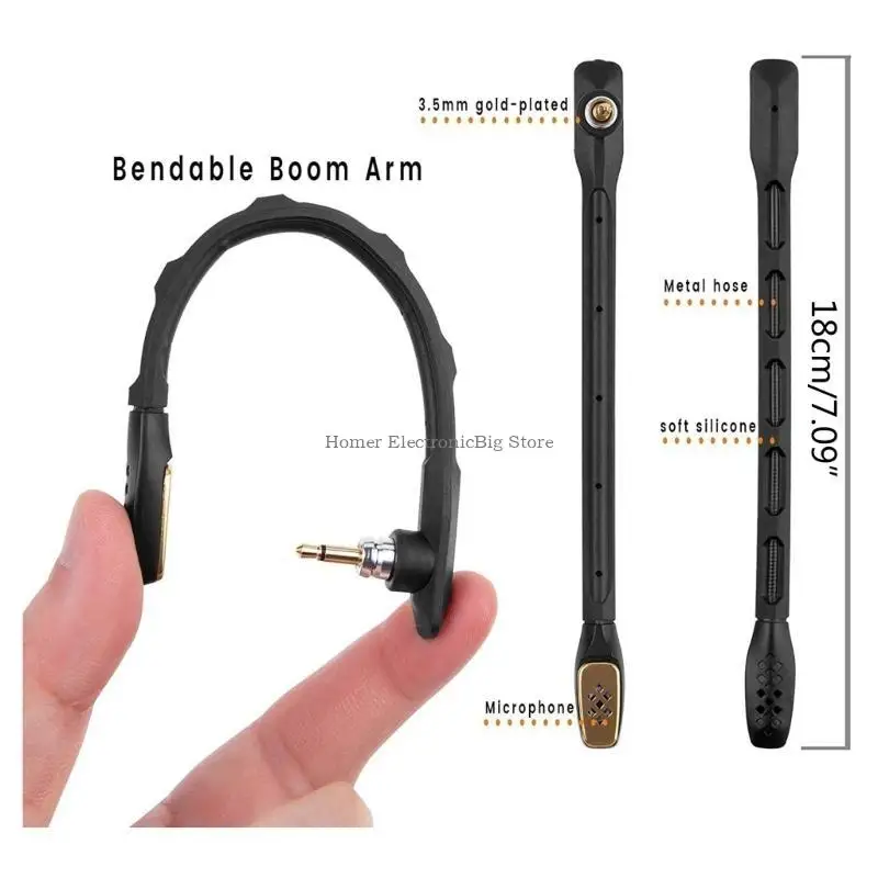 pour le casque jeu A40 Microphone Mic-Repair Remplacement Durable