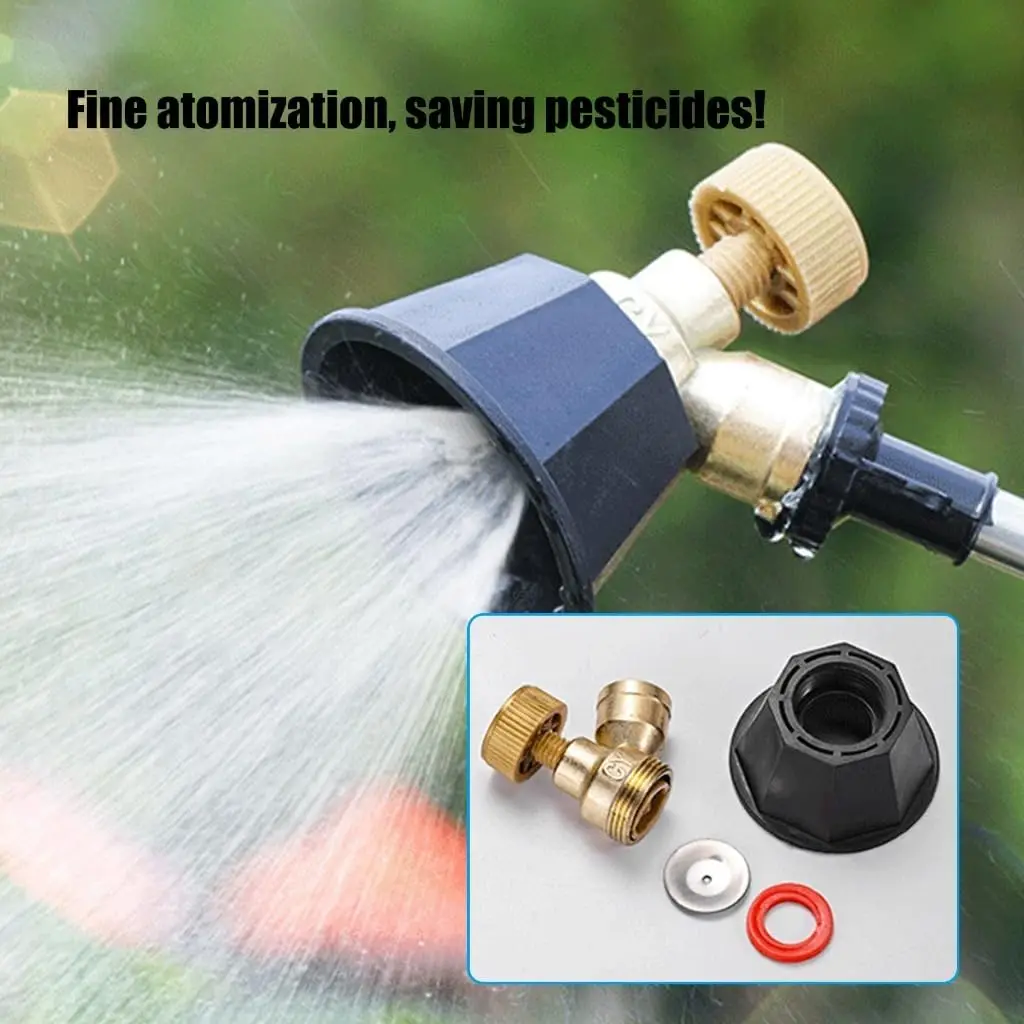 High Pressure Pesticide Sprayer Nozzle Adjustable Watering Irrigation Air Vortex Spray Nozzle Agricultural Garden Pest Control