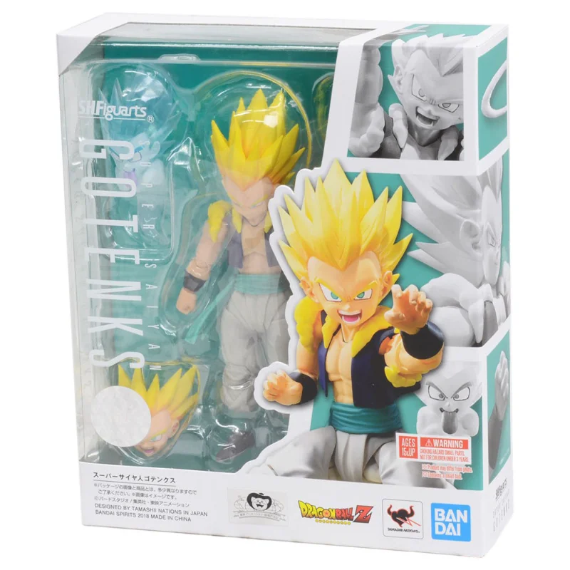 

Абсолютно новая, в наличии, коллекционная подвижная фигурка Bandai SHF Dragon Ball Z Gotenks Super Saiyan