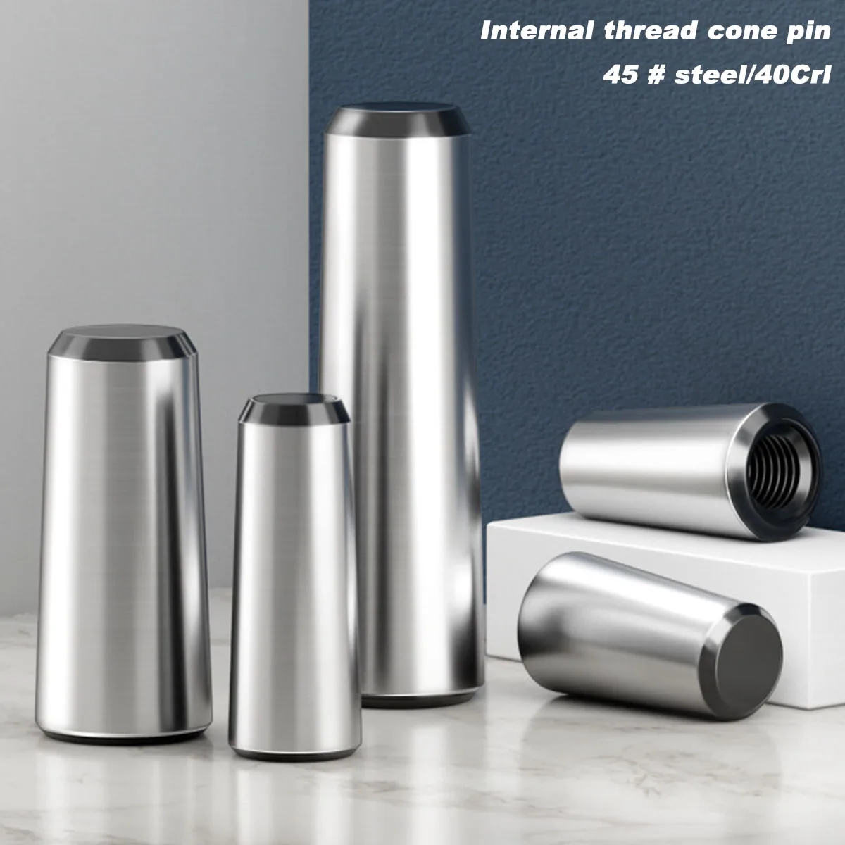 Hardened Tapered Positioning Pin, GB118 Internal Thread Locating Dowel Pin