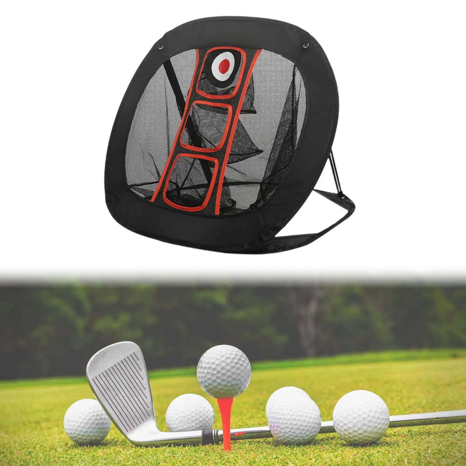 

Складная сетка для ударов по гольфу для игры в гольф на заднем дворе