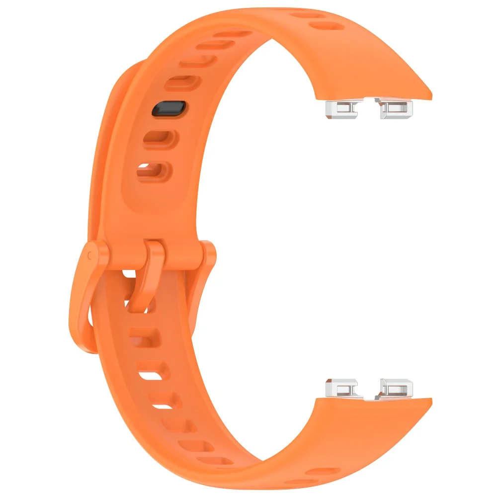 Pulseira de silicone para huawei band 10 10nfc 9 9nfc 8 8nfc fivela banda acessórios smartwatch