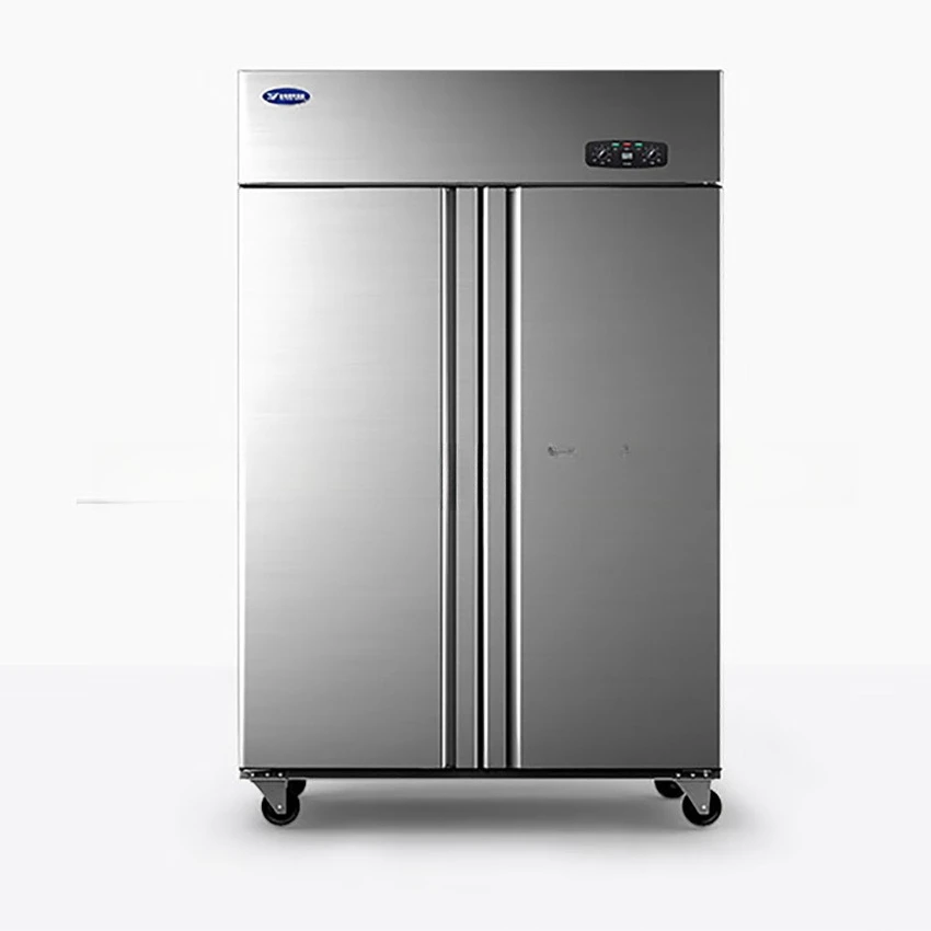 

kitchen refrigerator, dual temperature frozen display cabinet