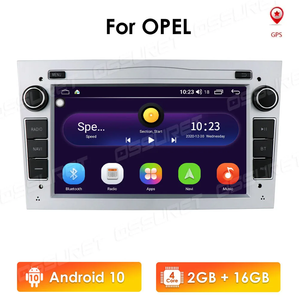 

Android 10 2DIN Auto Radio Gps Wifi Speler Voor Opel Vauxhall Astra H G Vectra Antara Zafira Corsa Vivaro Meriva stereo 4G