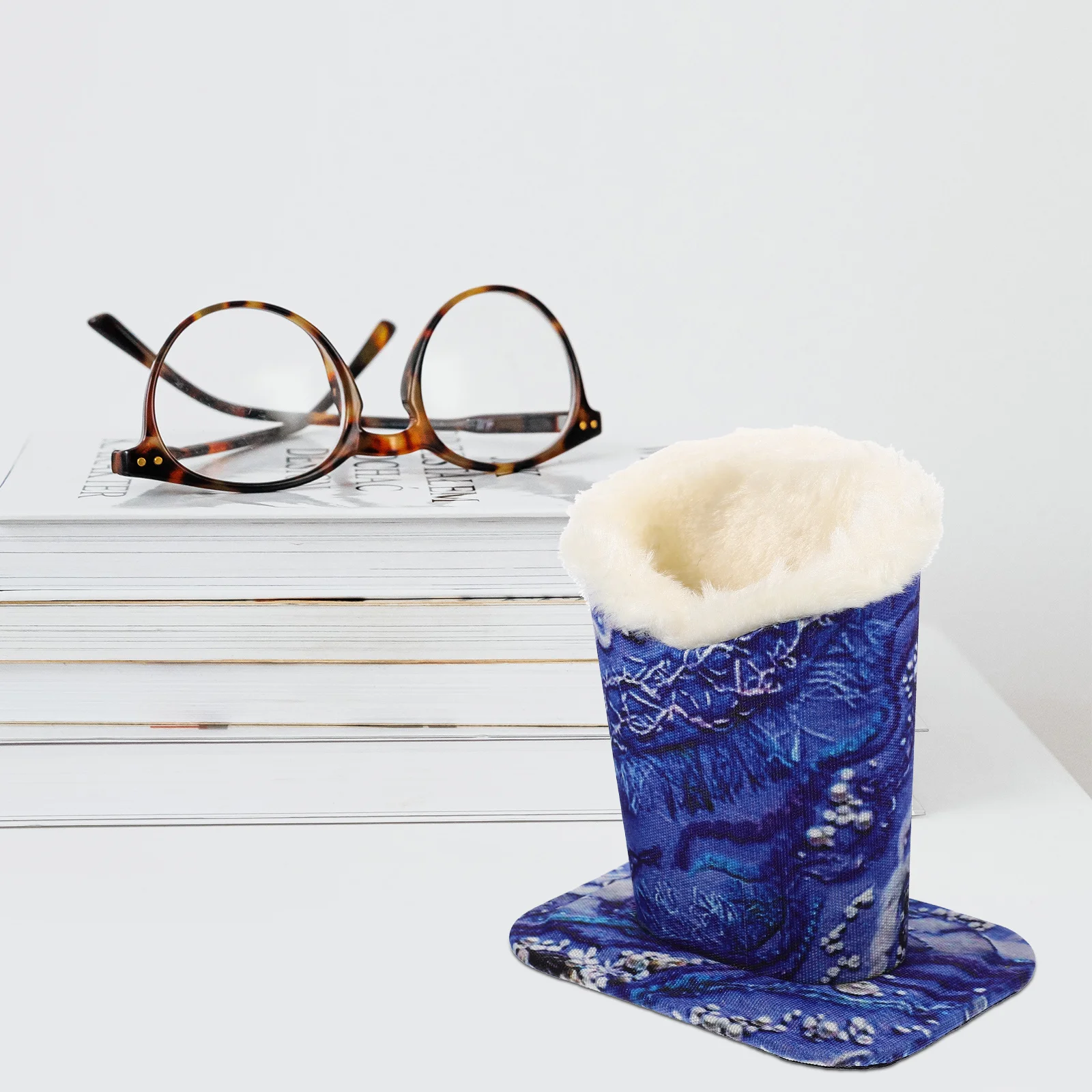 

Glasses Display Holder Eyeglasses Stand Sunglasses Case Fashion Desktop Base Soft Eyeglass Holder Lining Anti Scratch