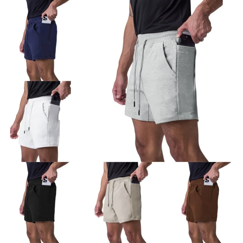 

Новые летние спортивные и повседневные шорты для мужчин, хлопковые дышащие баскетбольные шорты для бега, но не колена