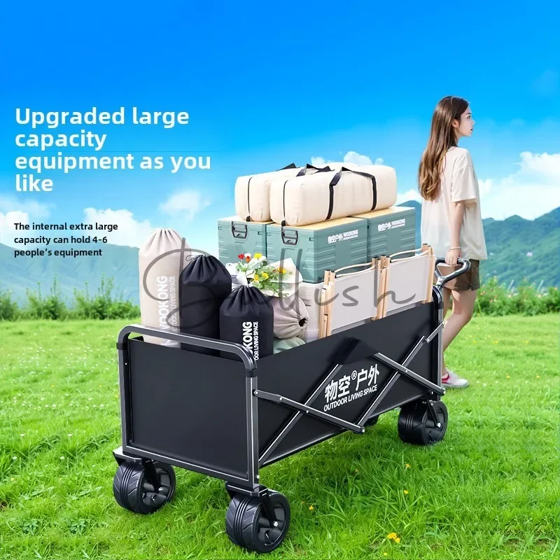 Camper cart Outdoor folding Picnic Camp cart