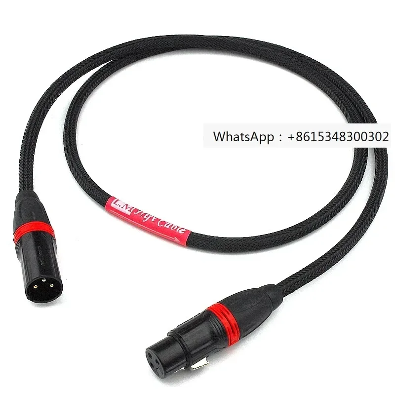 

XLR Cannon Balance Cable, American origin hifi audio cable, professional signal cable, gold-plated version