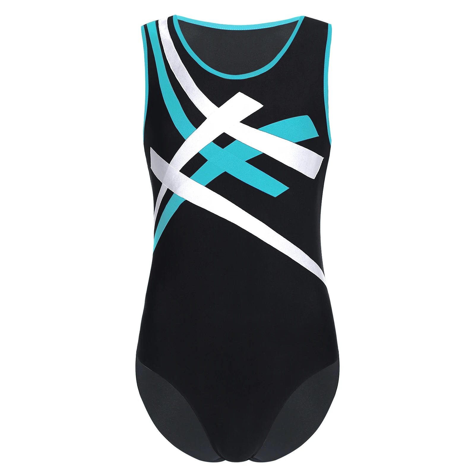 Männer Akrobatische Trikot Overalls Training Kostüm Workout Bodys Fitness Sportlich Patchwork Ballett Tanz Gymnastik Body