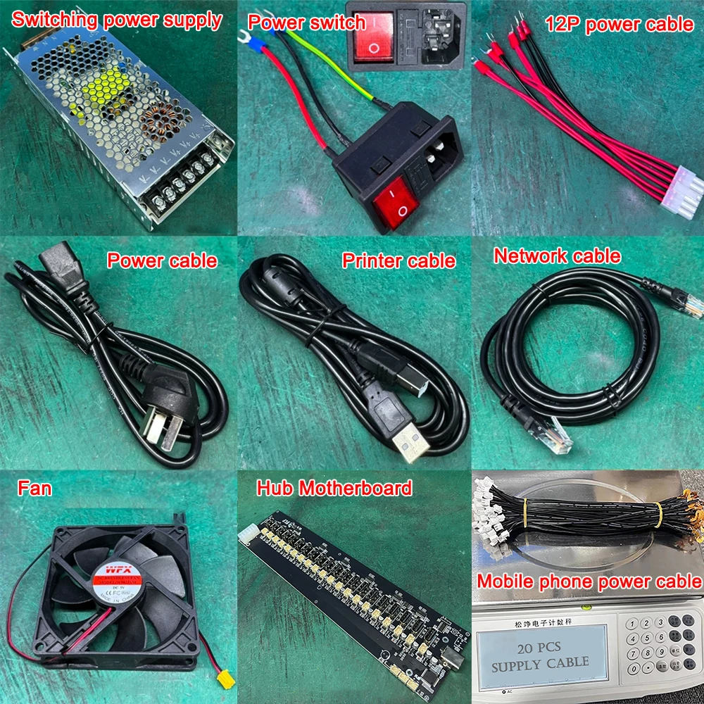 Hub Group Control Motherboard,2Pin Power Supply For Samsung Mobile Phone,Switching Power Supply,Network Cord Chassis Accessories