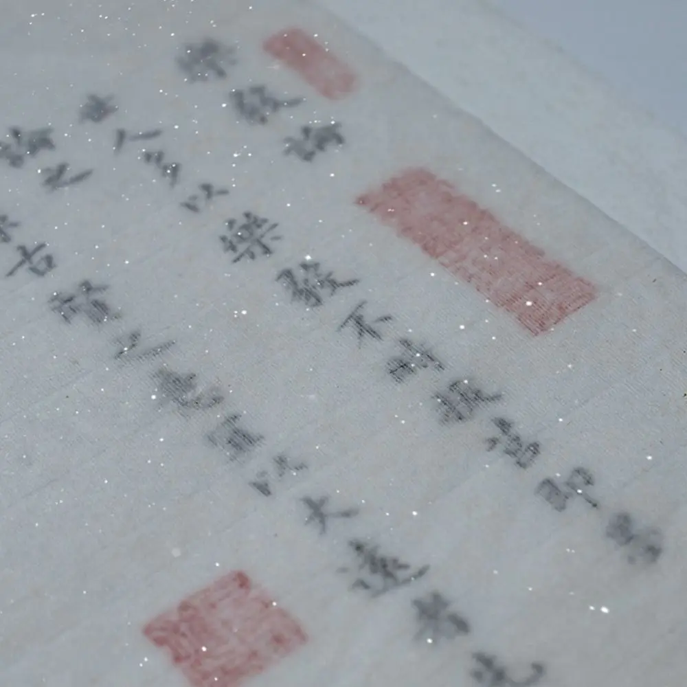 

White Translucent Cicada Wing Paper Long Roll Extra Thin Mica Ripe Xuan Paper Calligraphy Practice Ancient Style