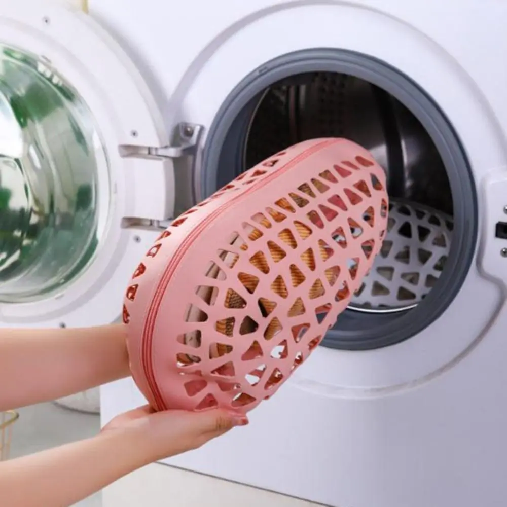 

2Pcs Silicone Shoe Washing Machine Bag Anti-Deformation Reusable Shoes Laundry Bags Easy to Clean Shoe Cleaning Bag Washer