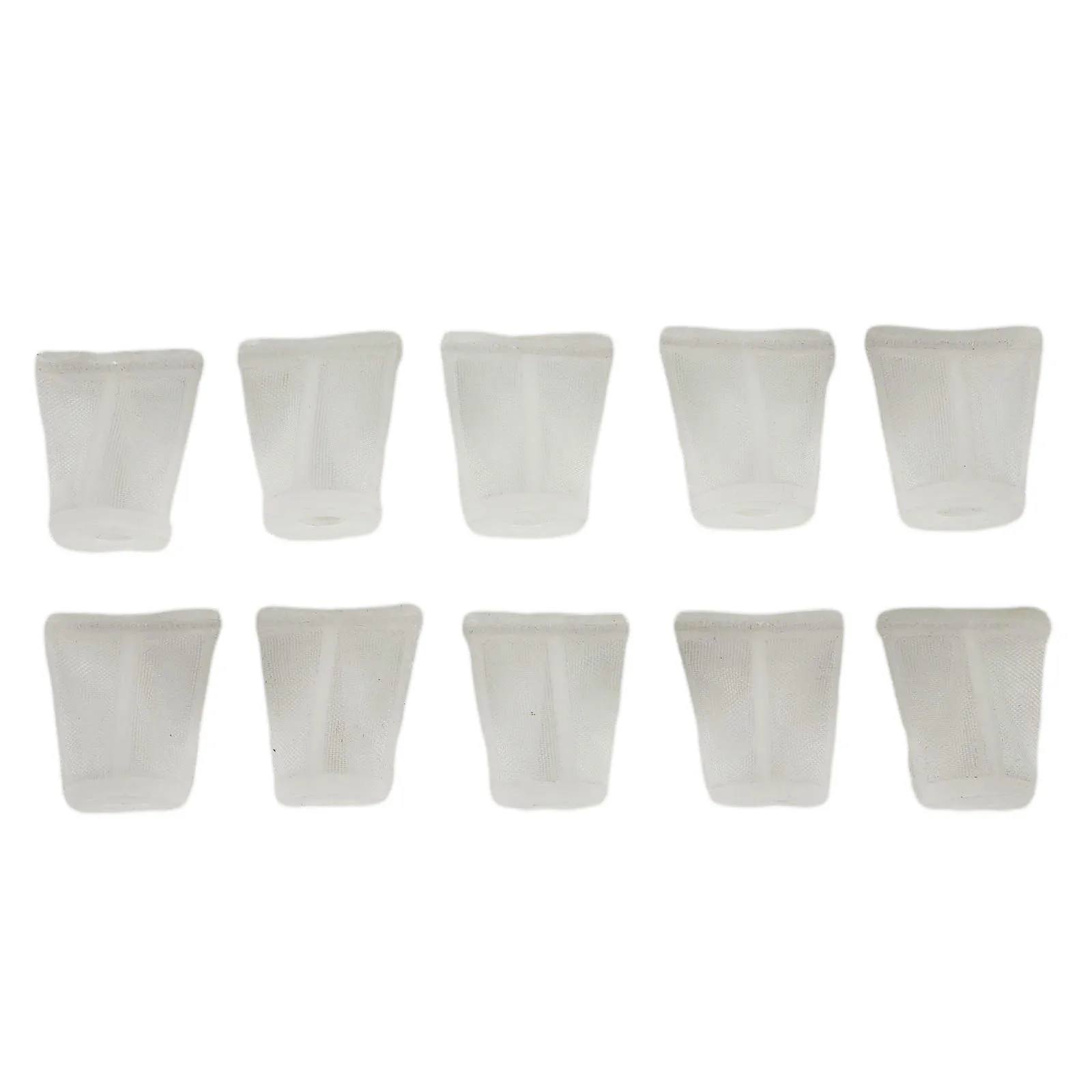 10 Pieces Nylon Mesh Paint Filters 120 Mesh for Spray Tool Suction Feed Pot 8/10/12mm Sizes for Effective Paint Filtering