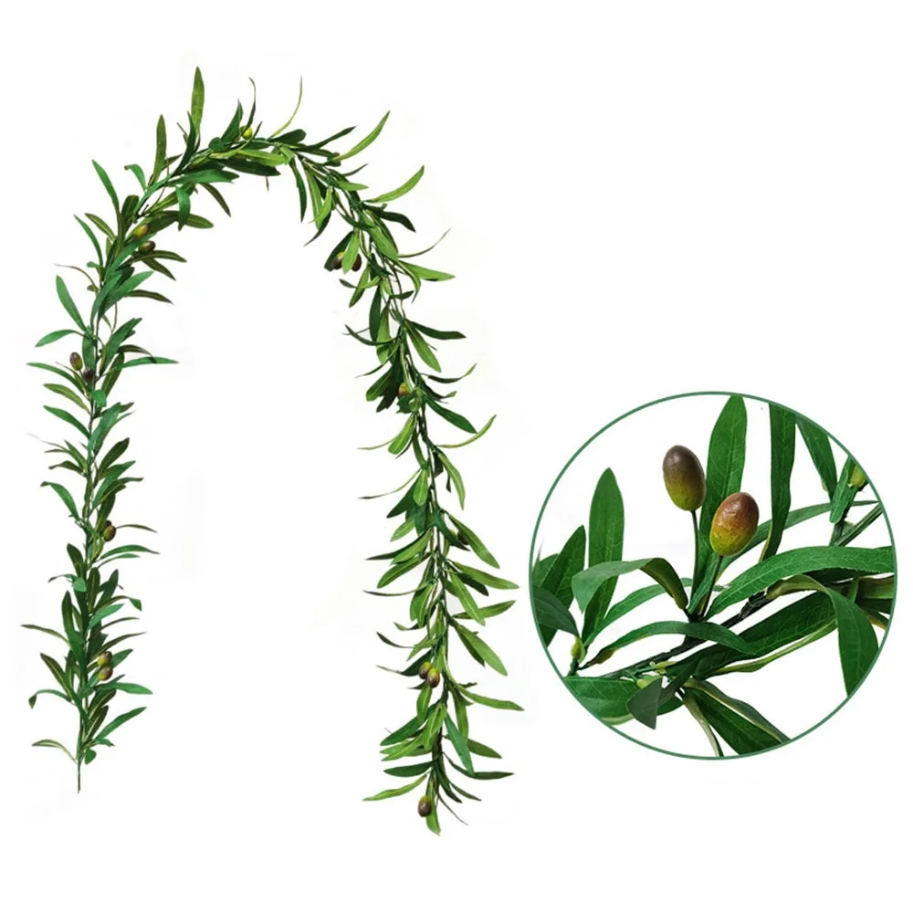 

1Pc Greenery Vine Artificial Greenery Garland Vine for Wedding Parties Home Decorations Bookstore Cafe Store Cloth Shop