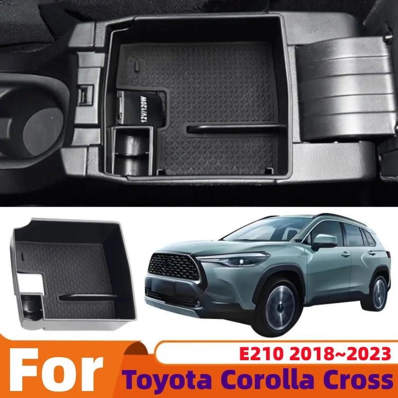 Für Toyota Corolla Kreuz E210 2018 2019 2020 2021 2022 2023 Auto Center Konsole Fach Armlehne Kleinigkeiten Lagerung Box auto Zubehör