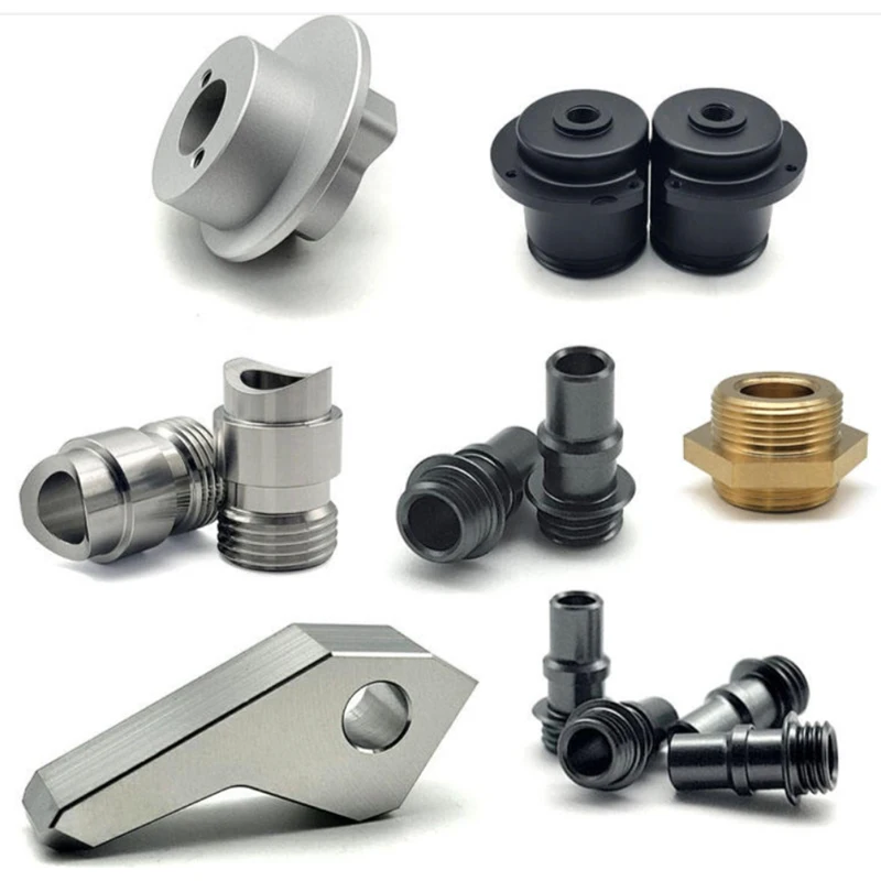 Acessórios de tubo cruzado de aço inoxidável personalizados usinagem CNC alumínio anodizado peças de metal de alta precisão CNC