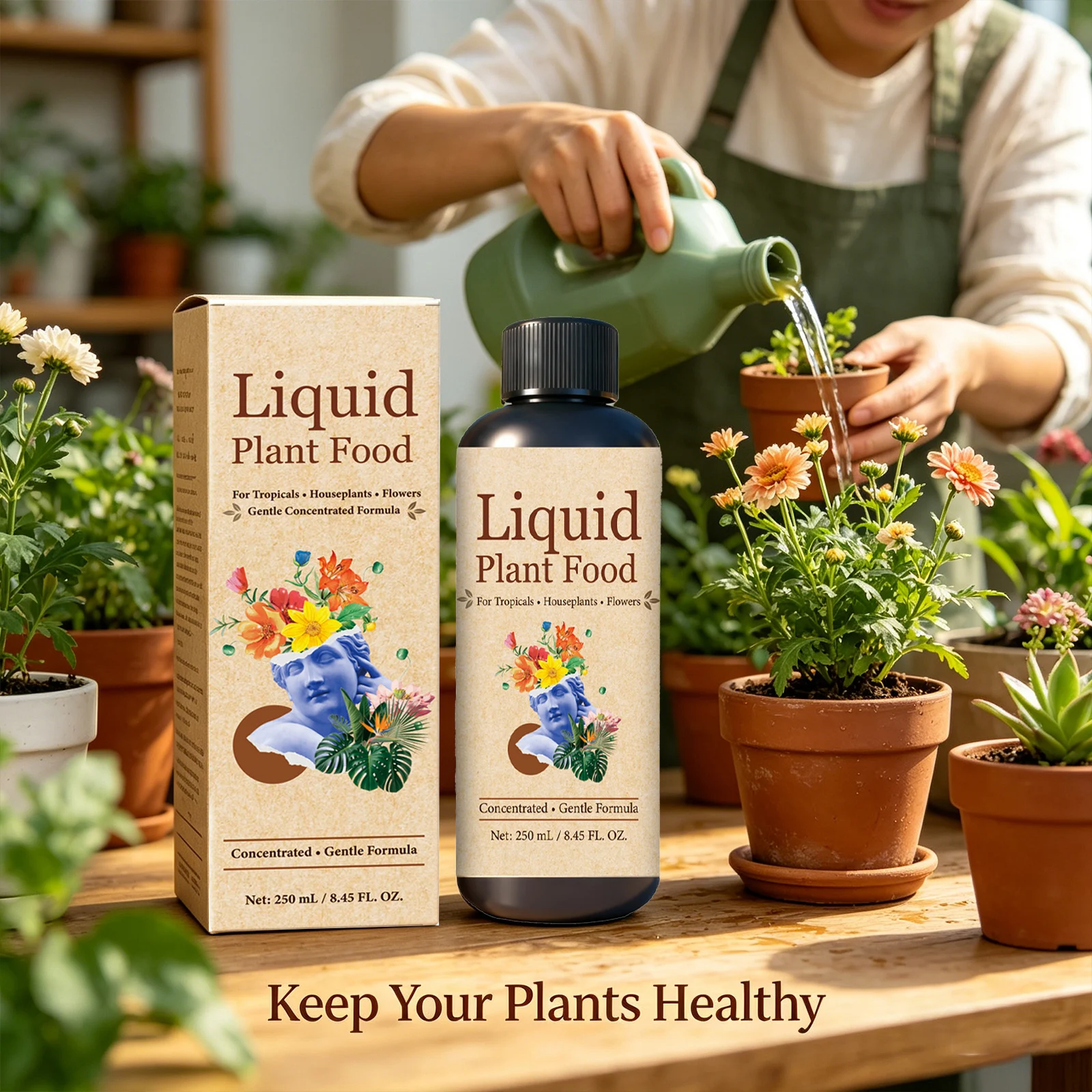 Plant Liquid Fertilizer Nourish Soil Microorganisms Enhance Nutrient Absorption Capacity Promote Plant Growth Plant Maintenance