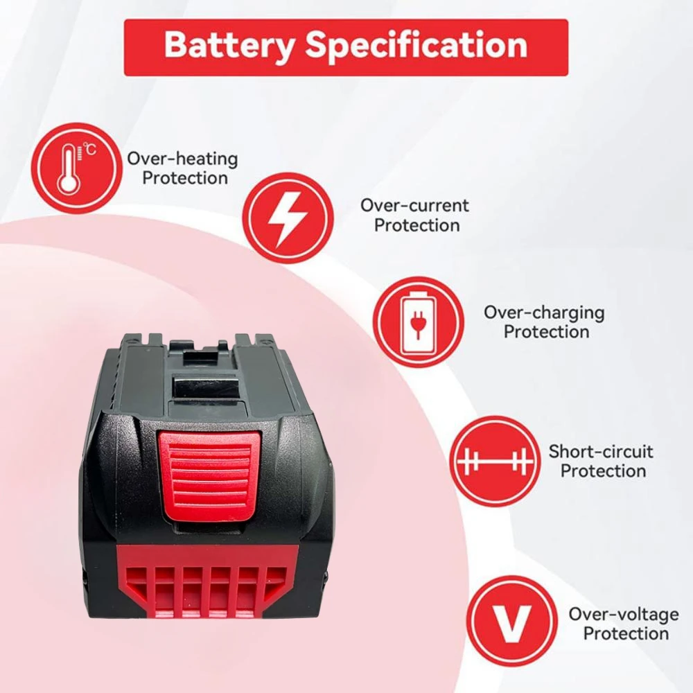 Imagem -03 - Bateria Recarregável de Iões de Lítio para Bosch Bateria de Reserva 18v 8.0 ah 10 ah 12 ah 100 Brand New