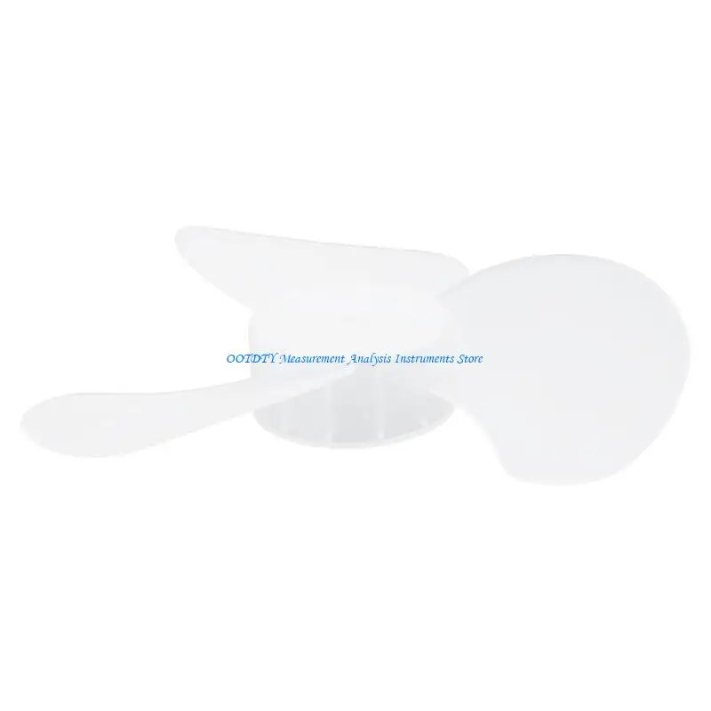 

367D Plastic Fan Blade, 3 Leaves Plastic Fan Blade Replacement Three Leaves Electric Fan for Hairdryer Motor