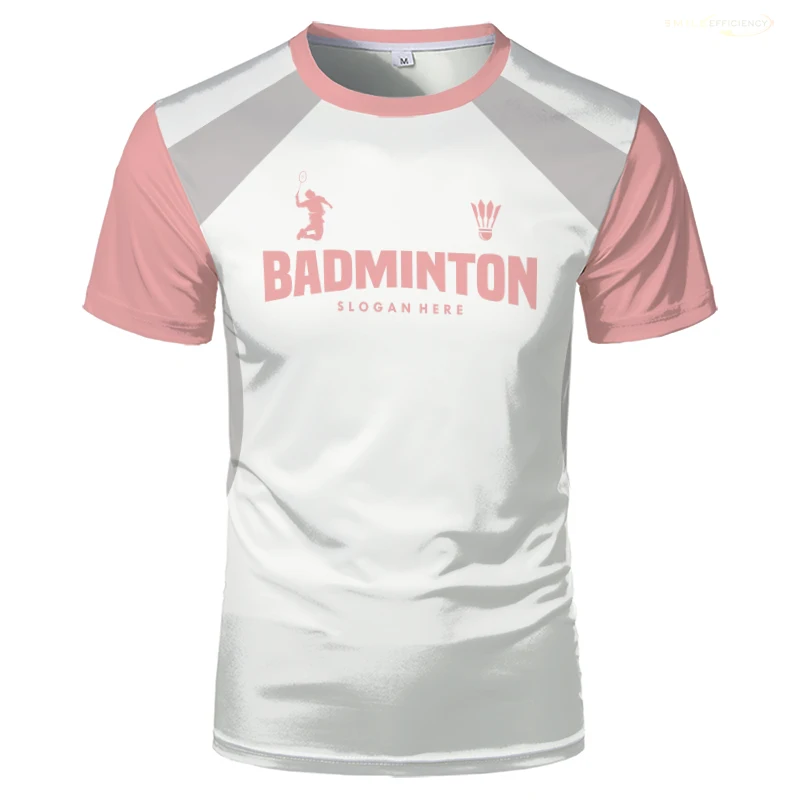 Badminton Jersey T Shirts Men & Women Quick Drying Sports Fitness T-shirt Breathable Round Neck Short Sleeved Training Tees