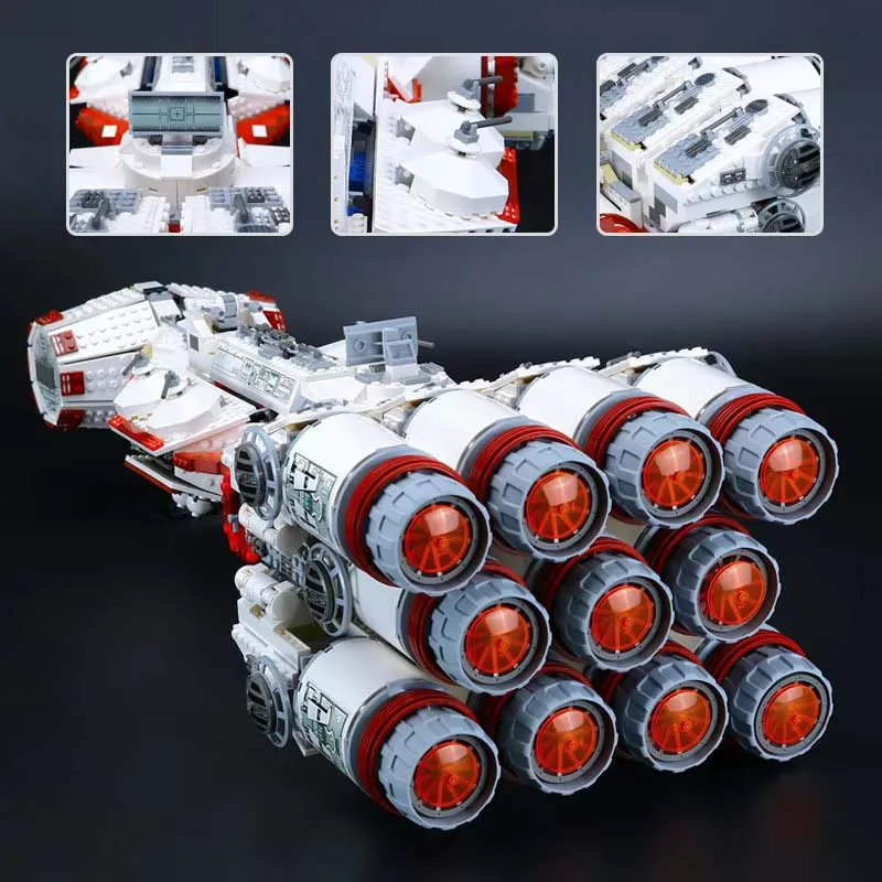 Rebel Blockade Runner Tantive IV Trooper Building Blocks Bricks Model Christmas Birthday Gift Toy Compatible05046 10019