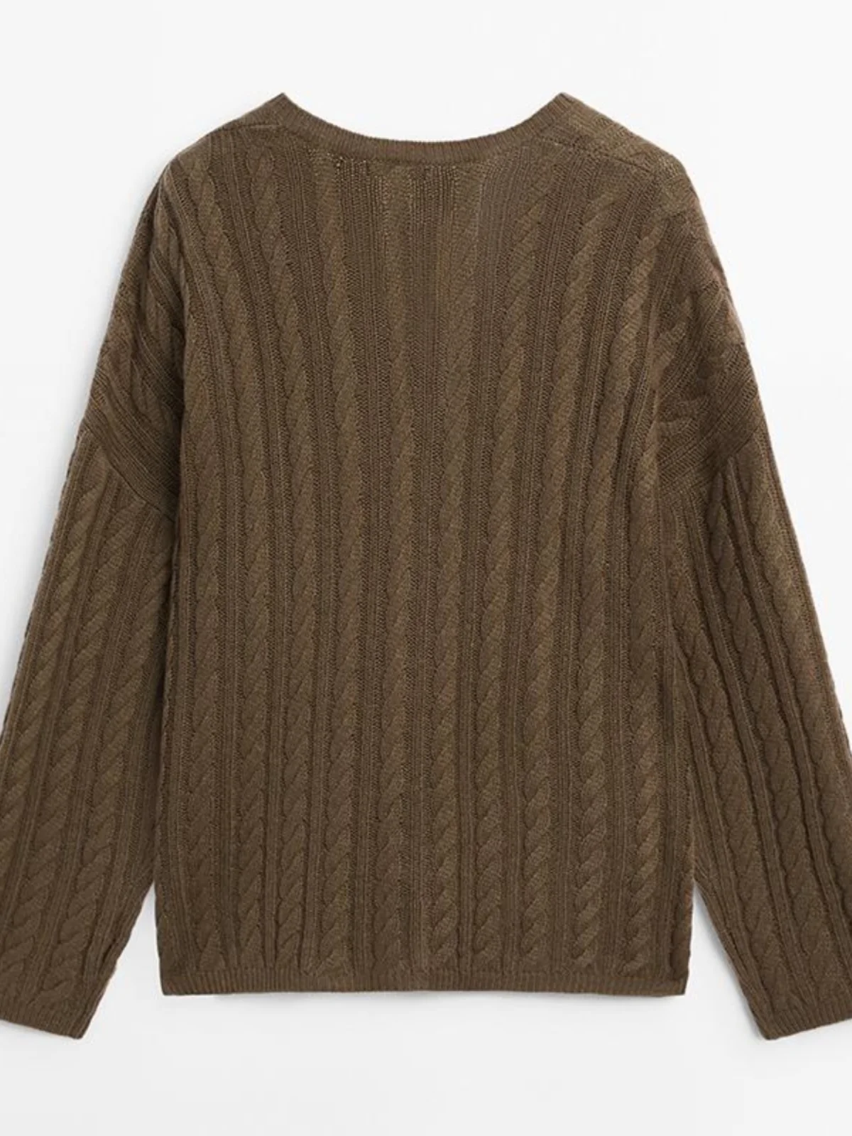 Casual V-Ne College Sle maglione lavorato a maglia vestibilità ampia autunno inverno nuovo arrivo MD donna Faion Twist maglieria pendolare vento