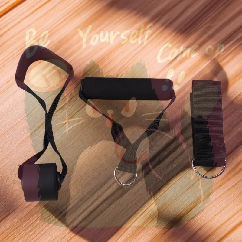 "Pack de 2 alças de espuma para faixas de resistência fitness e rede de ioga - acessórios de exercício confortáveis